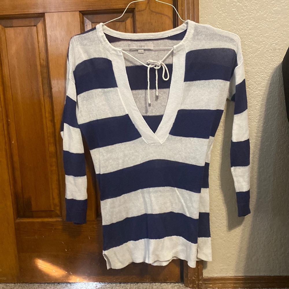 Loft XS nautical sweater. New condition.